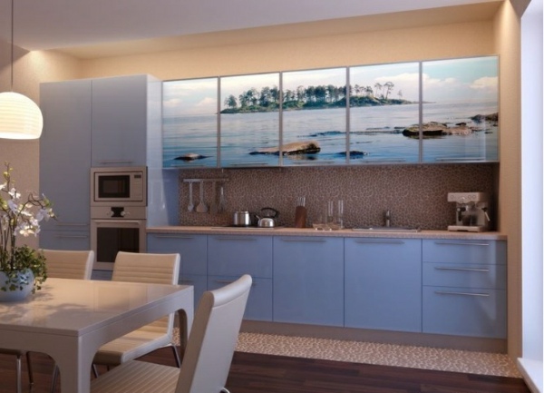 moderno-cozinha-papel de parede-armário de cozinha