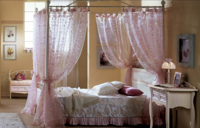 design de interiores de berçário de cama de menina por forni mobili