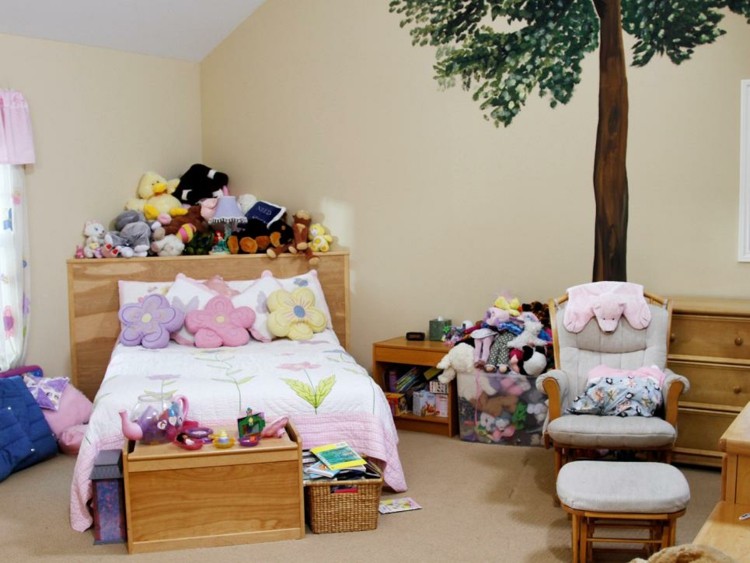 renovar o quarto das crianças com antecedência espaço de armazenamento de brinquedos playground junto com os irmãos decoração de parede de berço