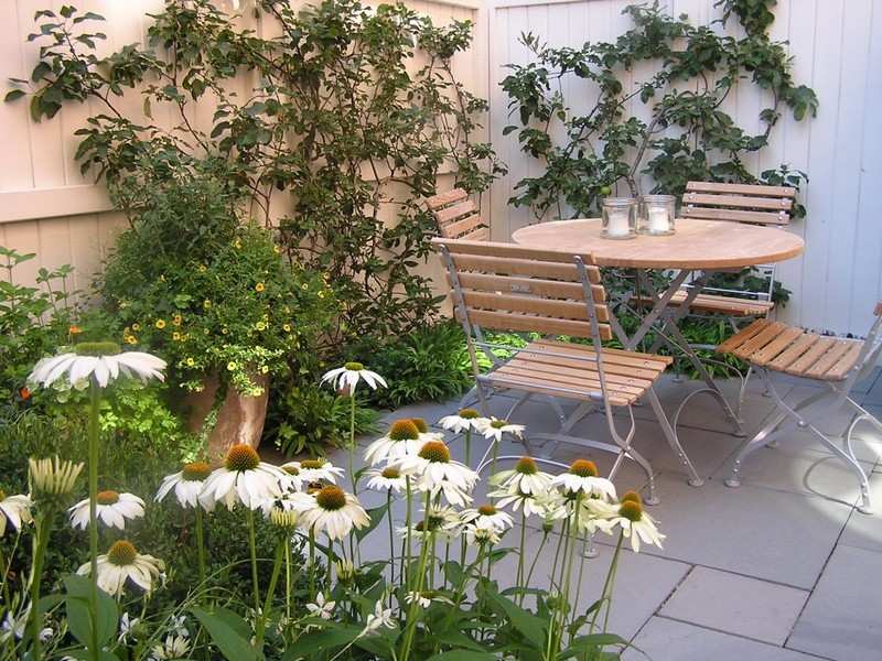 Crie um pequeno jardim-área de estar-idéias de design
