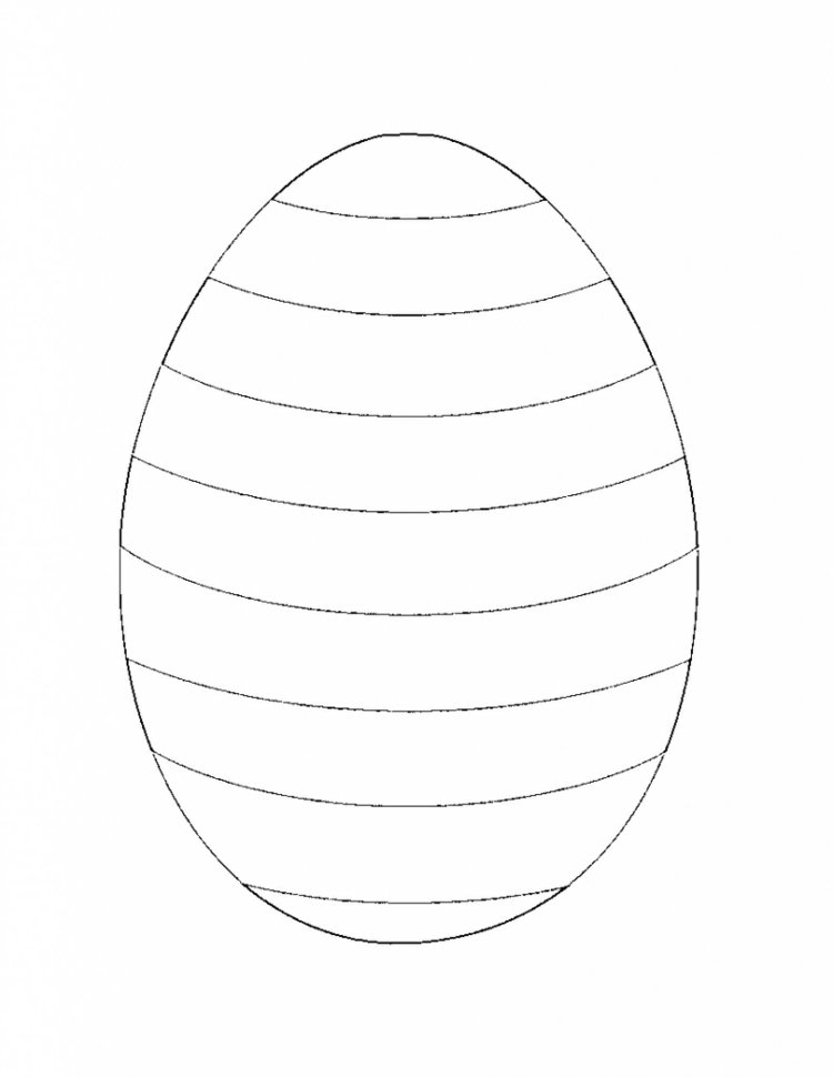 Idéias de massa para crianças - use massa para criar listras coloridas em um ovo de Páscoa