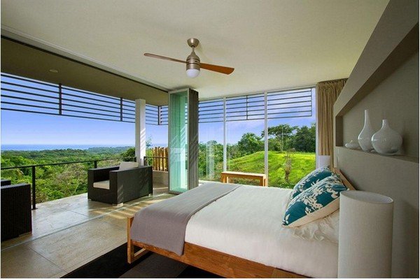 villa ecológica em vista panorâmica da costa rica