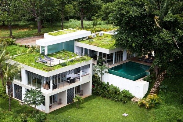 visão geral da casa de férias eco na costa rica