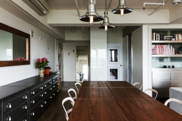 designer-apartamento-cozinha-espaço-economia-mobília-corredor-armário