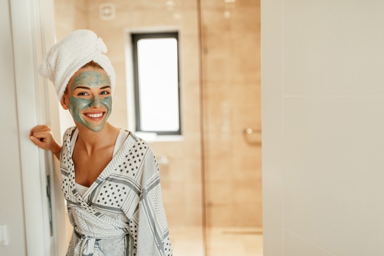 Folha de máscaras para pele seca Instruções de cuidados do rosto coreano