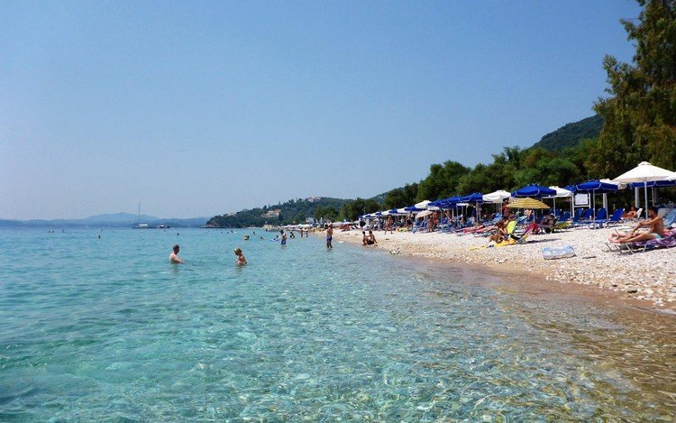 as mais belas praias da Grécia Barbati beach Corfu