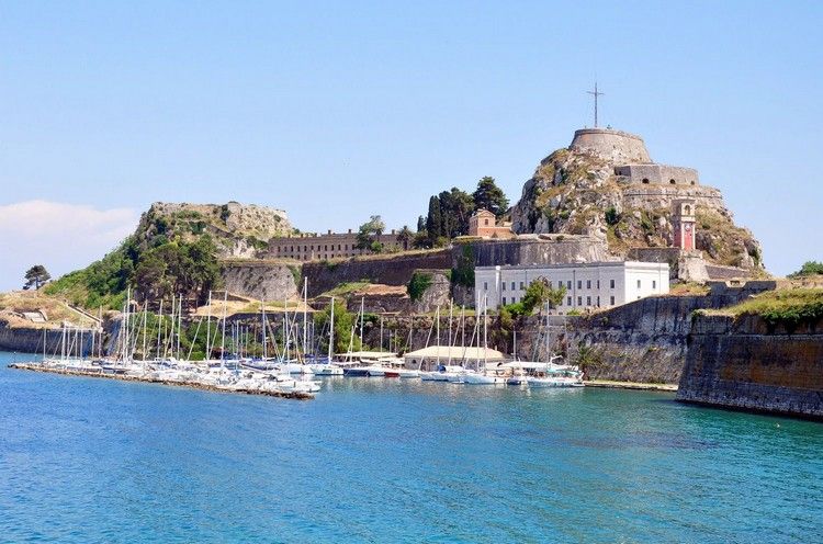 antiga fortaleza de Corfu, as ilhas mais bonitas da Grécia