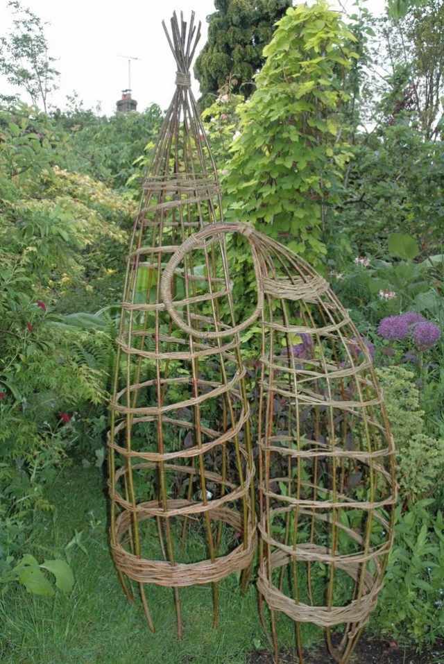 esculturas de jardim e estruturas de escalada para plantas ideias de plantas de salgueiro para brincar