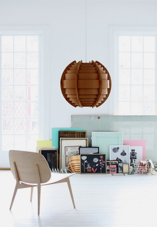 lustre bola forma ideias criativas design e decoração de móveis