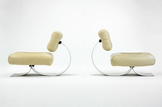 poltrona relax de couro branco ideias criativas para design e decoração de móveis