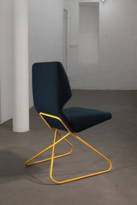 pernas de metal amarelo idéias criativas design e decoração de móveis