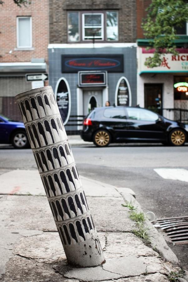 Projeto de pintura de rua da Torre Inclinada de Pisa