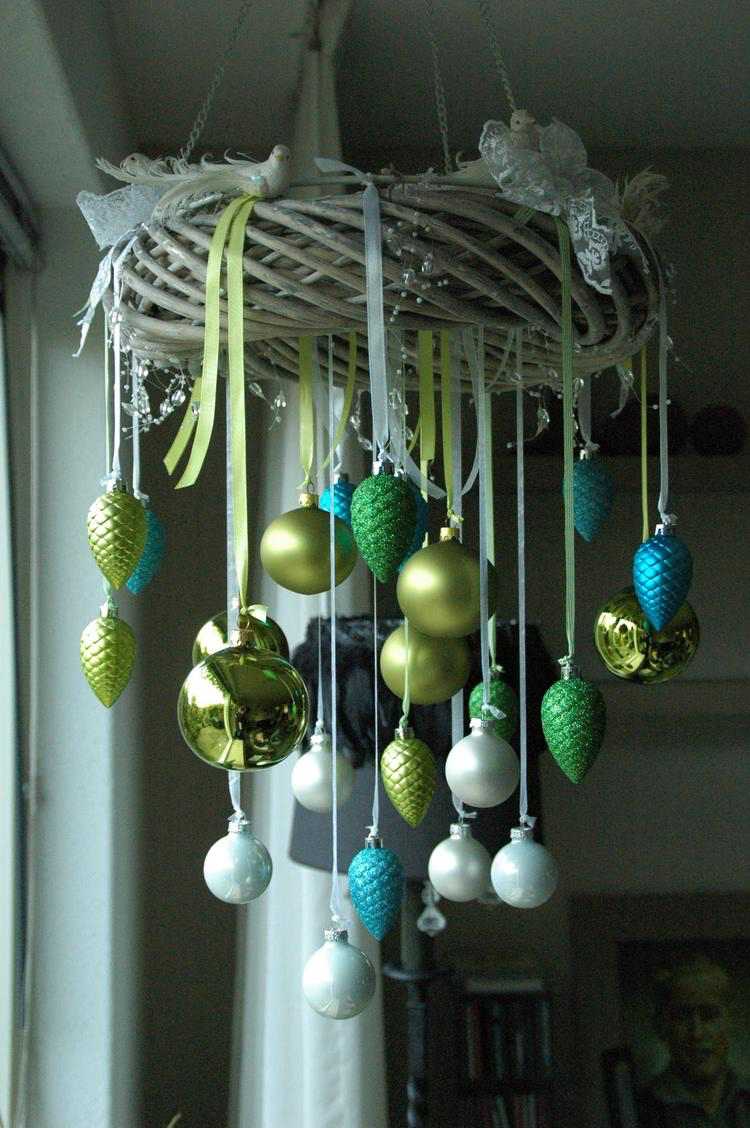 decoração do candelabro natal bolas de natal guirlanda