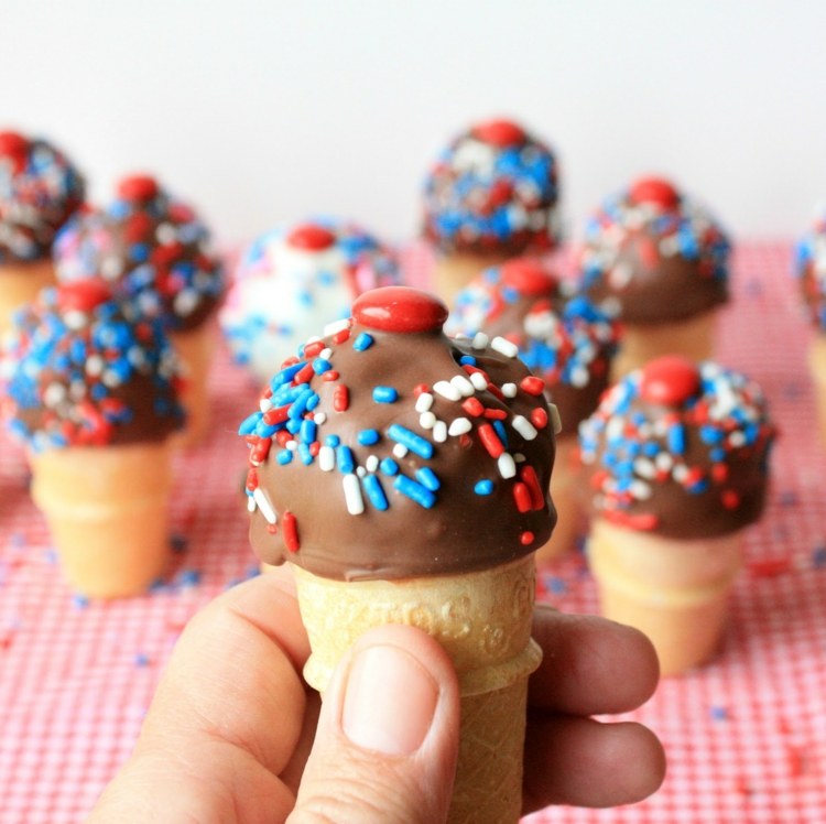 chocolate waffle-cup-cake pequeno