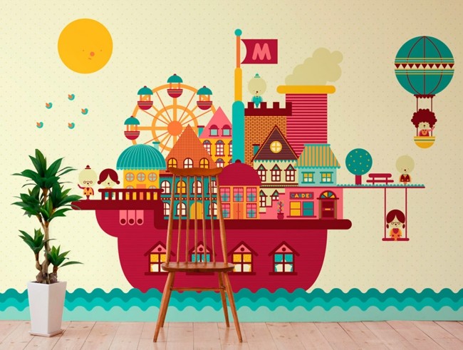 Ideias de decoração de parede para enviar papéis de parede