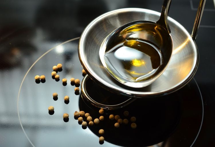 Pegue o óleo para a frigideira aquecedor de pimenta de aço inoxidável