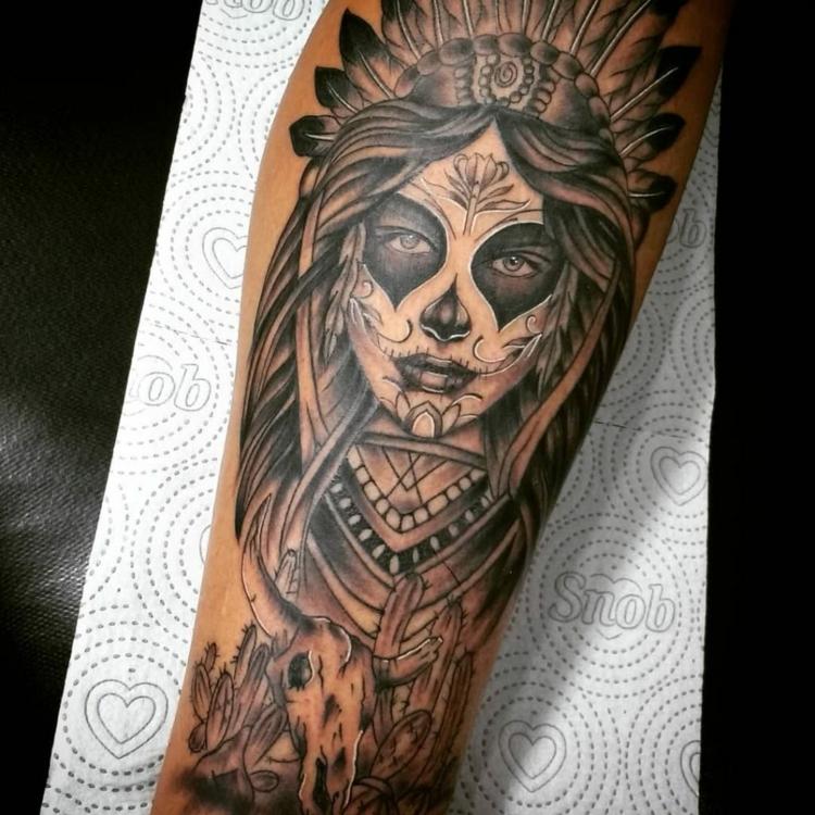 La Catrina Tattoos Significado Mexicana Tatuagem Motivo Tendências em Tatuagem