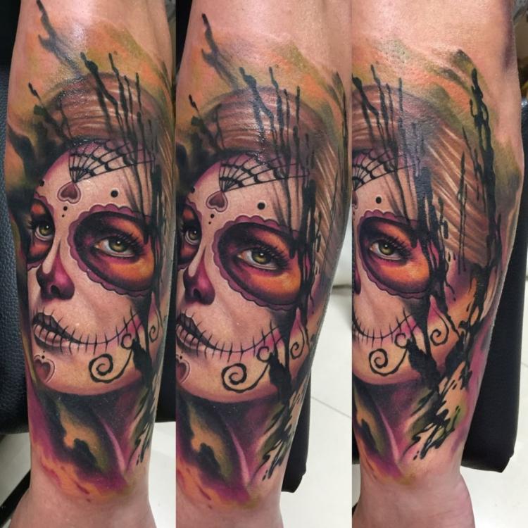 La Catrina Tattoo Significado Tendências de tatuagem Mulheres mexicanas motivos de tatuagem