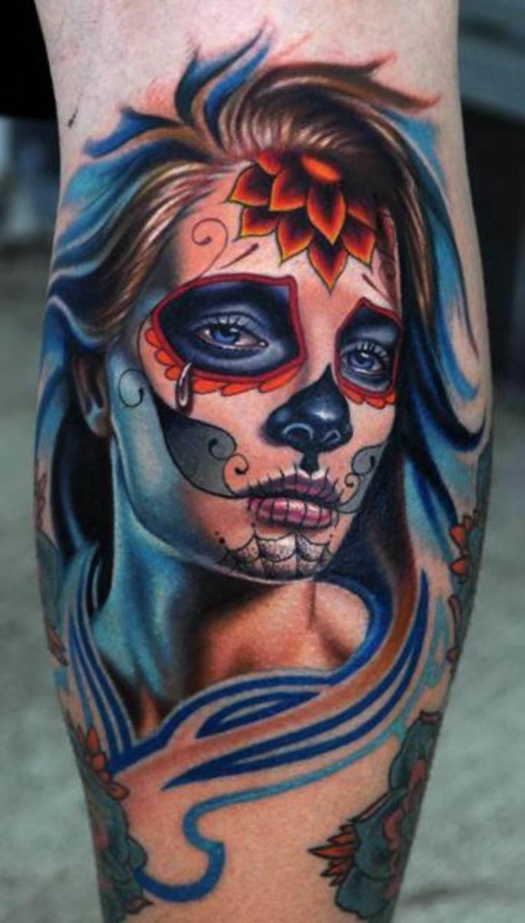 La Catrina Significado Tatuagem Tatuagem Design Leg Man