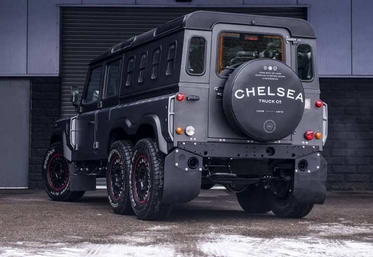 Land Rover Defensor 110 by Kahn projeta um monstruoso veículo off-road com tração nas quatro rodas 6 x 6