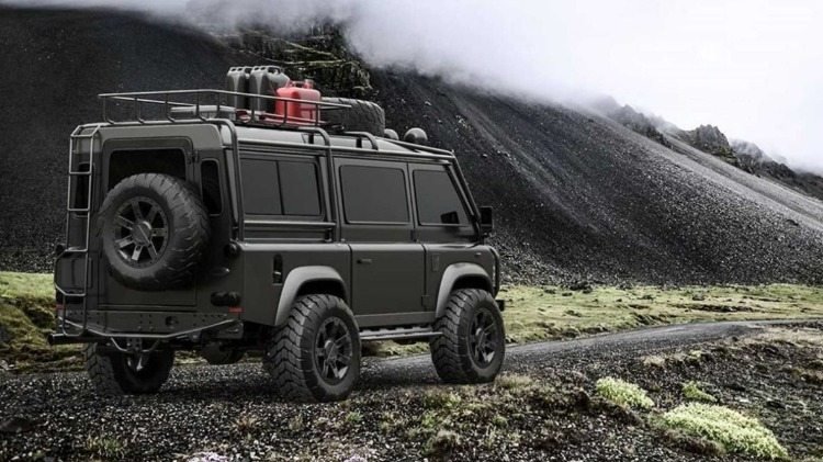 diversão offroad com veículo off-road Land Rover casa móvel convertida por um novo conceito do designer Samir Sadikhov