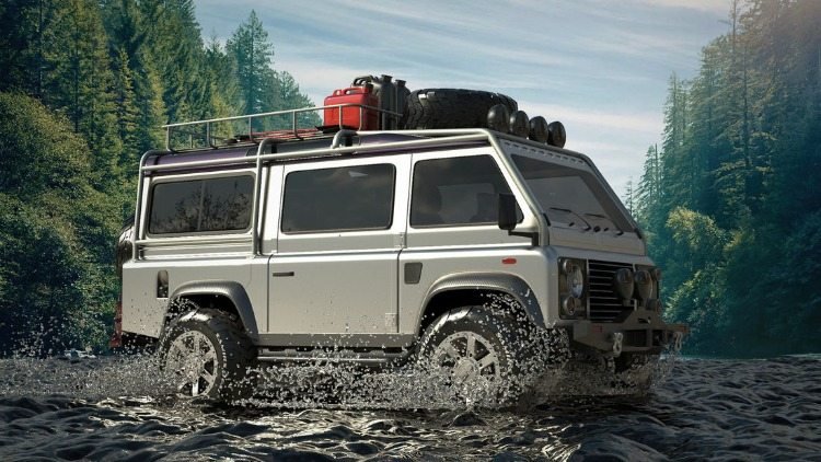motorhome multifuncional 4x4 land rover pode dirigir na água