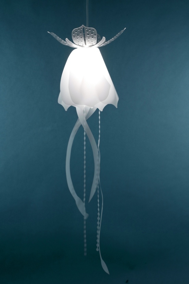 Luzes suspensas LED com efeitos ophelia-medusa série Medusae-Design