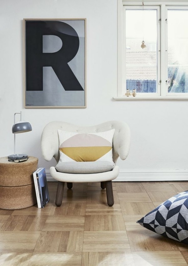poltrona design leitura mesa de canto design de interiores têxteis para o lar