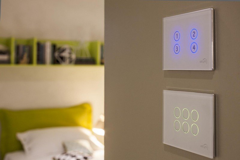 Interruptores de luz-soquetes-design-moderno-vidro-tela sensível ao toque