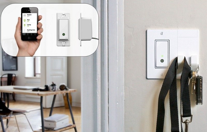 Tomadas de interruptor de luz - telefone celular - sistema de iluminação com tela sensível ao toque - Walhub-Wemo