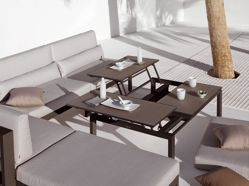 Lounge-jardim-móveis-terraço-móveis-modular-mesa de centro