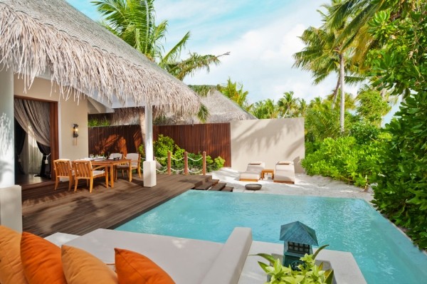 Villa com piscina no Oceano Índico, Maldivas