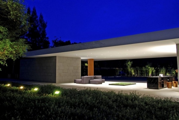 luxo casa de férias lajes de concreto design exterior arquitetura moderna