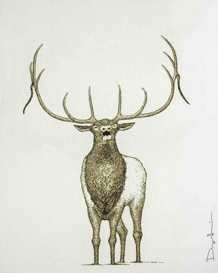 painting-canvas-gunpowder-art-deer-picture