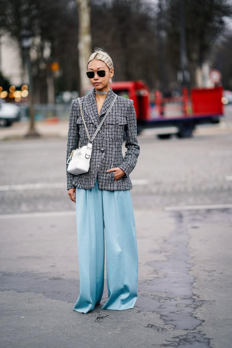 Ideias de roupas de blazer grandes combinam calças Marlene