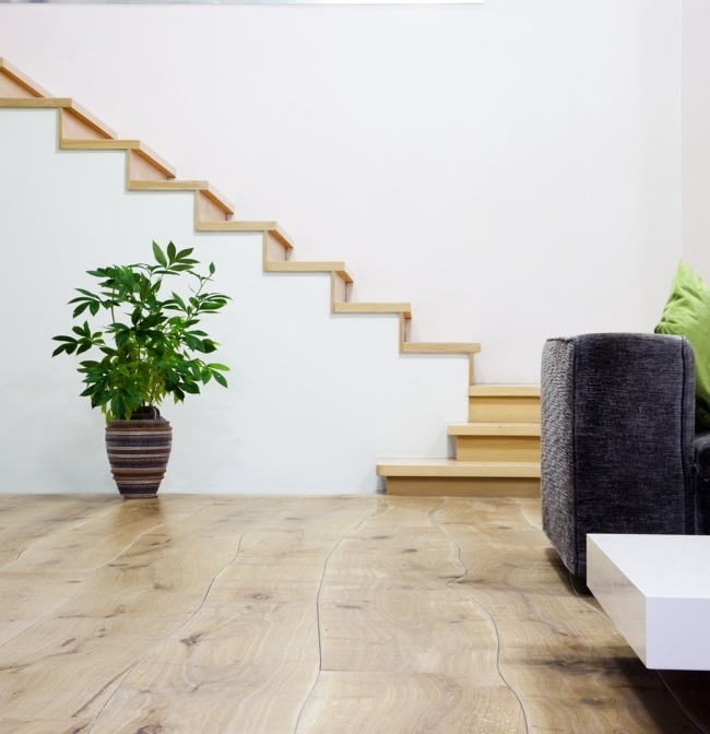 Casa piso tábuas escadas madeira arquitetura moderna elegante