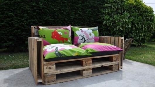 ideias de almofadas para sofá de jardim para móveis paletes de madeira