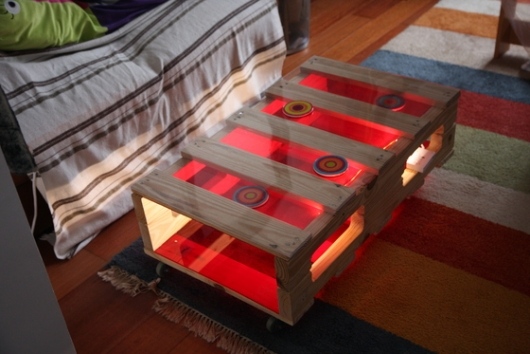 mesa de centro ideias de tampo de vidro para móveis paletes de madeira