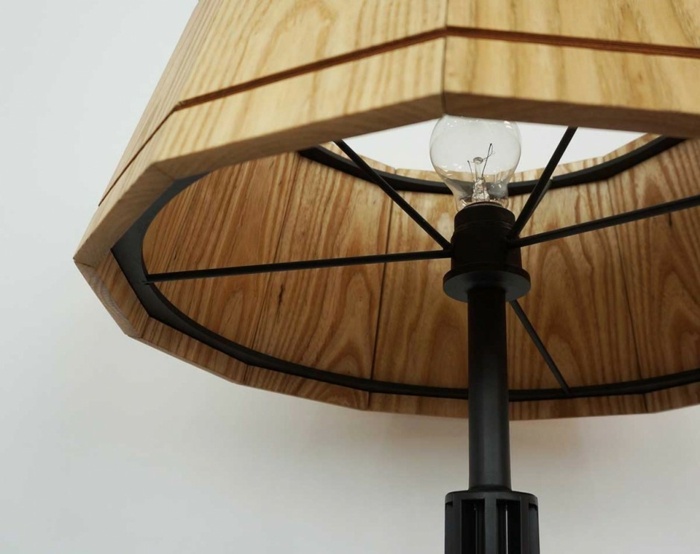 abajur design de abajur lâmpada de madeira decoração de sala de estar
