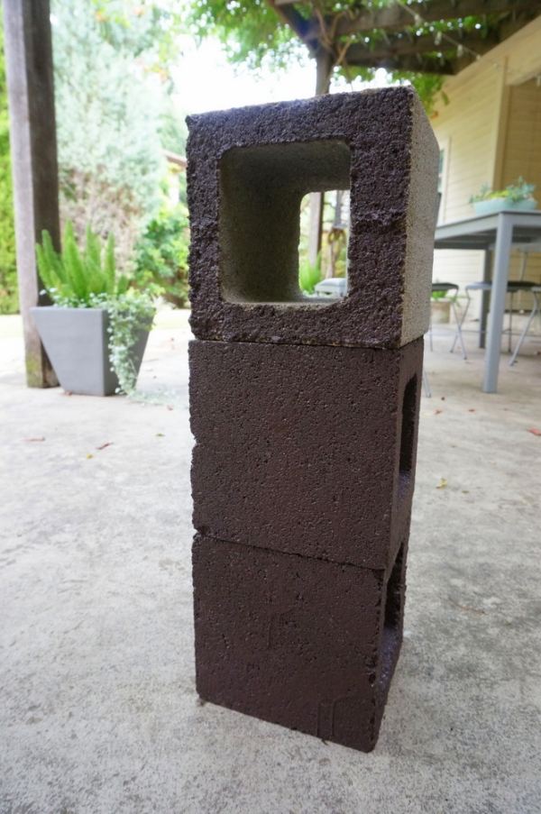 colorido-concreto-plantador-decoração de jardim-faça você mesmo