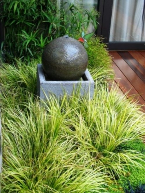 Ball Fountain minimalismo na fonte do jardim de grife