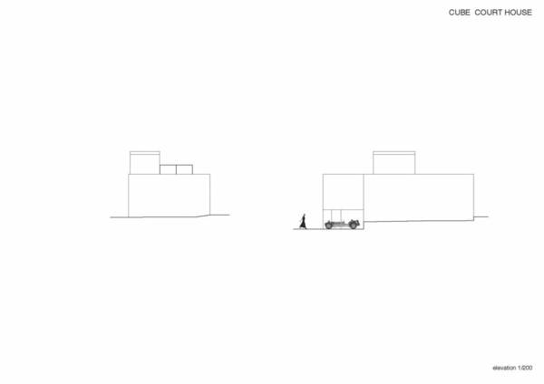 Plano de arquitetura japonesa pura com minimalismo