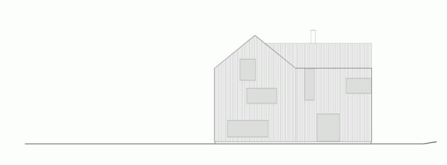 fachada arquitetura planta minimalista casa de madeira no lago de zurique