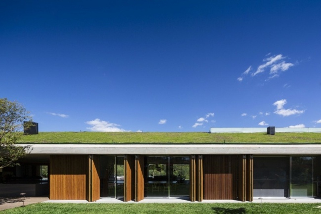 casa de sonho moderna brasil selva fachada de madeira