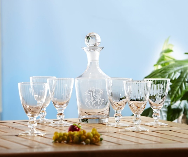 Copos de cristal para decoração de mesa mediterrânea de acessórios para casa