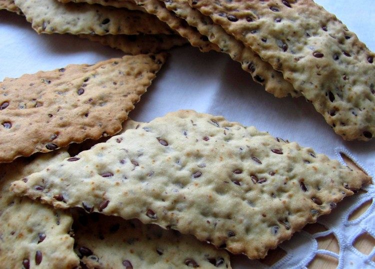 Semente de linhaça-para perda de peso-receita-biscoitos-delicioso-saudável-com baixo teor de calorias-lanche-entre as refeições