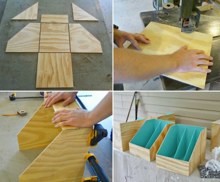 madeira compensada-tinker-build-file-holder-turquoise-paint