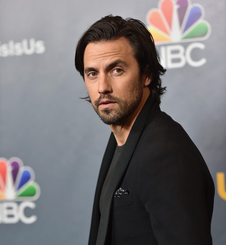 penteados masculinos - comprimento médio com divisão lateral - cabelo fino - milo-ventimiglia