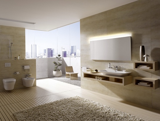moderno-banheiro-design-creme TOTO