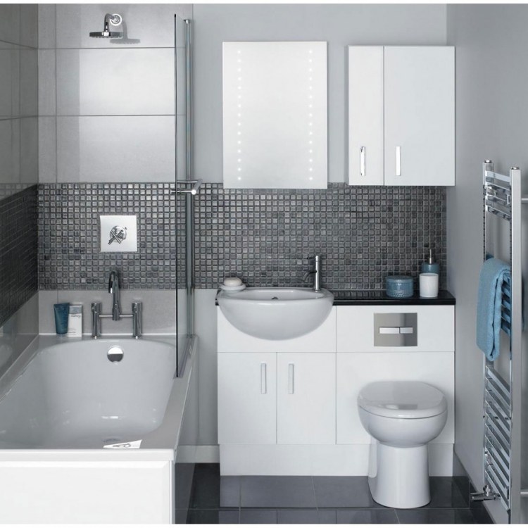 Design de banheiro moderno -téis-banheiro-pequeno-cinza-pequeno-branco
